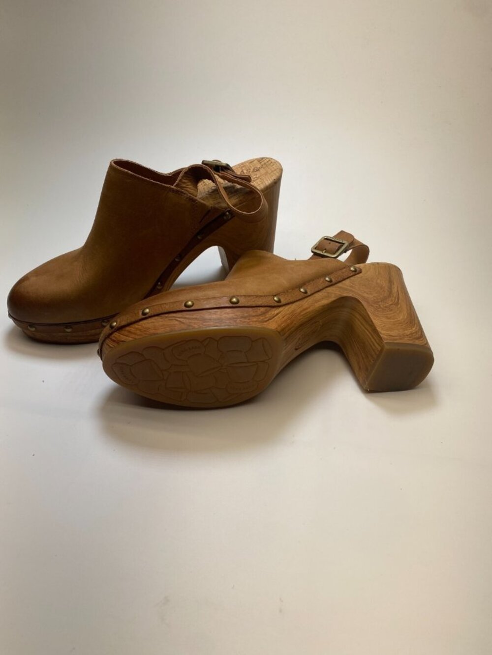 Kork-Ease Womens Brown Cork Leather Heel Sz 10M - Picture 8 of 8